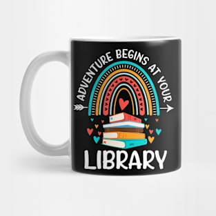 Adventure Begins At Your Library Summer Reading 2024 Mug